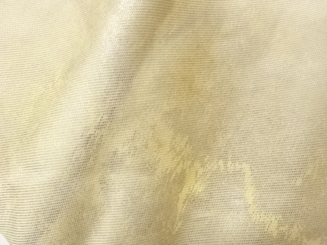  花葉模様織出し名古屋帯